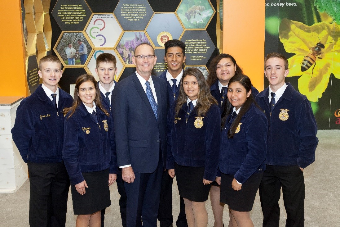 Undersecretary Ibach visits with California FFA