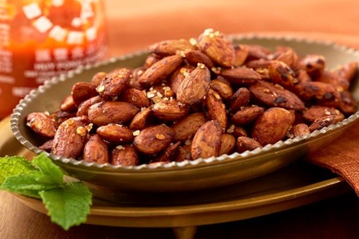 Spicy Sriracha Almonds